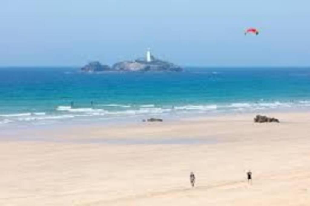 St Ives Apartment Private Parking With Garden 10 Minute Walk Into Town And Beach Extérieur photo